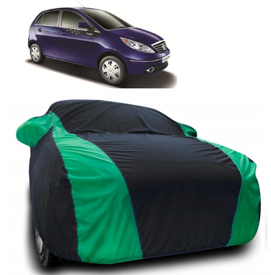 Autoprime Car Cover For Tata Vista Tech (With Mirror Pockets)(Multicolor)