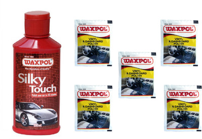 waxpol Liquid Car Polish for Exterior, Dashboard(200 ml)