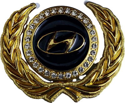 Cloudsale Emblem for Car(Gold, Black)