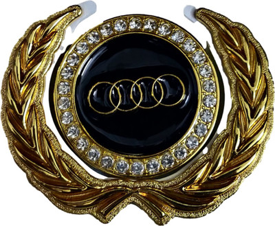 Cloudsale Emblem for Car(Gold, Black)