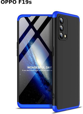 FlareHUB Back Cover for OPPO F19s(Blue, Hard Case, Pack of: 1)