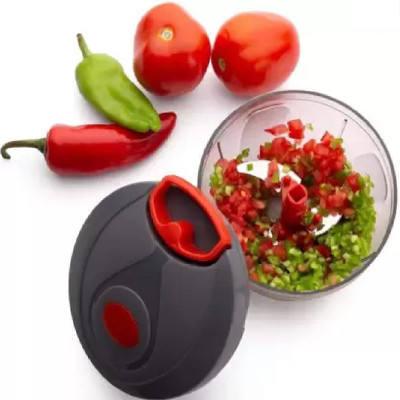 Riyansh Vegetable and Fruit Chopper Cutter Handy 450ml Plastic Vegetable & Fruit Chopper(1 CHOPPER)
