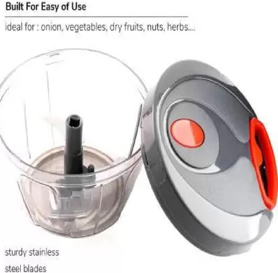 Riyansh Vegetable Chopper Cutter 450ml For Kitchen Vegetable & Fruit Chopper(1 Vegetable and Fruit Chopper)