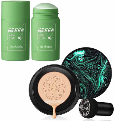 adbeni 3 in 1 Air Mushroom head air cushion cc cream Moisturizing Foundation and Green Tea Purifying Clay Stick Mask Oil Control Anti-Acne Eggplant Solid Fine. Detoxing & Toning Face Mask Stick, 70g(2 Items in the set) adbeni 3 in 1 Air Mushroom head air cushion cc cream Moisturizing Foundation and Green Tea Purifying Clay Stick Mask Oil Control Anti-Acne Eggplant Solid Fine. Detoxing & Toning Face Mask Stick, 70g(2 Items in the set)