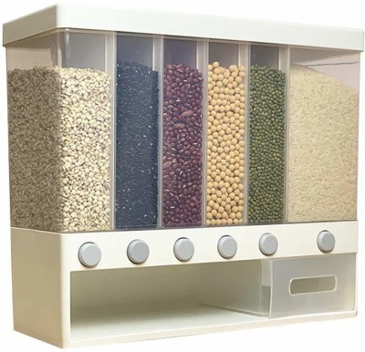 PGK TRADERS Plastic Cereal Dispenser  - 1000 ml(Multicolor)