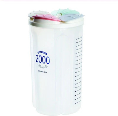NILORO Plastic Pickle Jar  - 2000 ml(Multicolor)