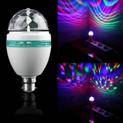 WunderVoX XI -244-KM-360 Degree Rotating Color Changing LED Bulb for Decoration Disco Ball Set(Ball Diameter: 2.7 cm)