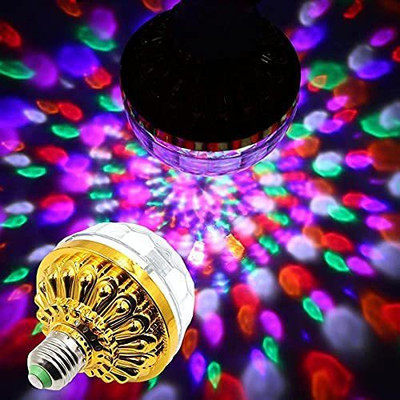 WunderVoX IVX™-235-LP-Magic Ball RGB LED Stage Light Bulb Single Disco Ball(Ball Diameter: 3.1 cm)
