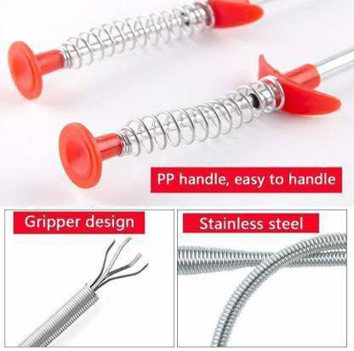 Fulkiza Bathroom Sink Stainless Steel Push Down Strainer(75 cm Set of 1)