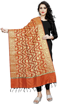Kalaa Varsha Silk Blend Self Design, Woven Women Dupatta