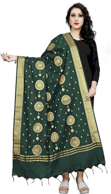 Kalaa Varsha Silk Blend Self Design, Woven Women Dupatta