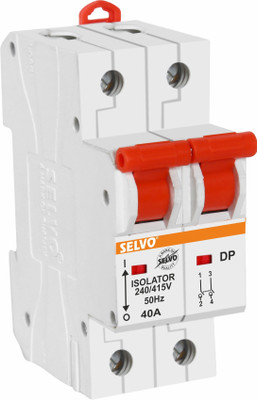 Selvo DOUBLE POLE ISOLATOR 40A GSELISO13001 MCB(2)