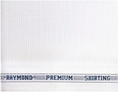 Raymond Cotton Blend Checkered Shirt Fabric