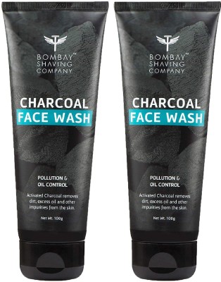 BOMBAY SHAVING COMPANY Charcoal Facewash for Deep Cleaning-Removes Dirt Cleans Pores|Oil & Acne Control Face Wash(200 g)