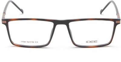 IDEE Full Rim Rectangle Frame(52 mm)