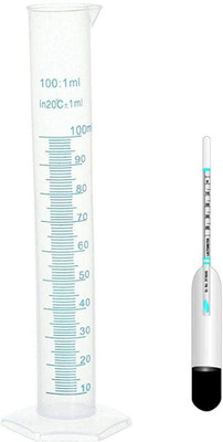 SBT Milk Lactometer Checking Milk Purity with in a Minute Test Kit with 100 ml Jar Hydrometer