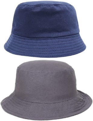 zaysoo Cap Hat(Blue, Gray, Pack of 2)