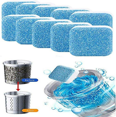 srgshopping 10Pcs Washing Machine Deep Cleaner Effervescent Dishwashing Detergent(10 Tablet)