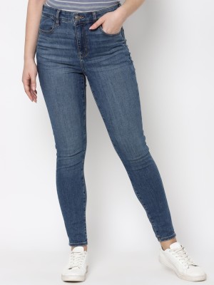 American Eagle Outfitters Skinny Women Dark Blue Jeans