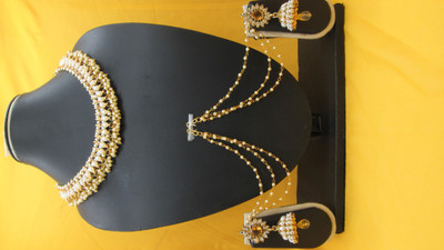 SHREE MAULI CREATION Alloy Gold Jewellery Set(Pack of 1)