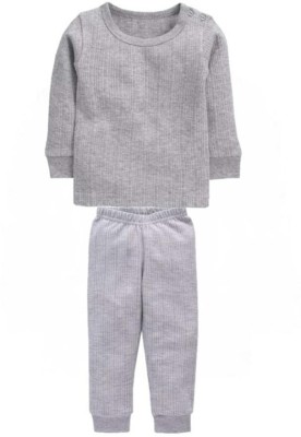 Neva Top - Pyjama Set For Baby Boys & Baby Girls(White, Pack of 2)