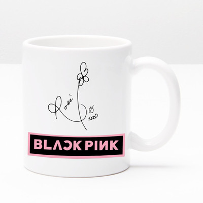 BE UNIQUE BLACKPINK Rosé Signature Ceramic Coffee Mug(330 ml)