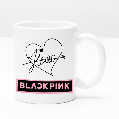 BE UNIQUE BLACKPINK Jisoo Signature Ceramic Coffee Mug(330 ml)