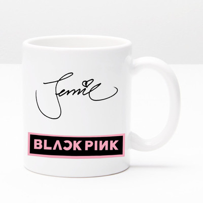 BE UNIQUE BLACKPINK Jennie Signature Ceramic Coffee Mug(330 ml)