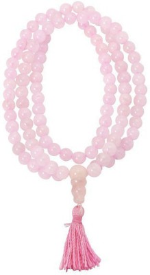 numeroastro Rose Quartz Mala(8mm) Quartz Crystal Chain