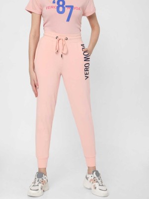 VERO MODA Printed Women Pink Track Pants