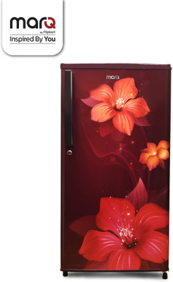 MarQ By Flipkart 190 L Direct Cool Single Door 3 Star Refrigerator(Red, 190BD3RLM2)