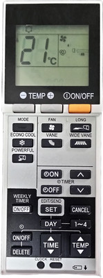 Ehop Compatible Remote for AC SG15H (E22T43426)HVAC Mitsubishi Remote Controller(White)