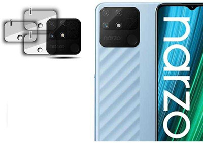 DOWRVIN Camera Lens Protector for Realme Narzo 50a(Pack of 3)