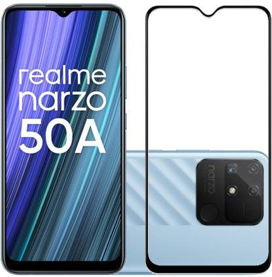 Gorilaorginal Edge To Edge Tempered Glass for : Realme Narzo 50APack of 12(Pack of 1)