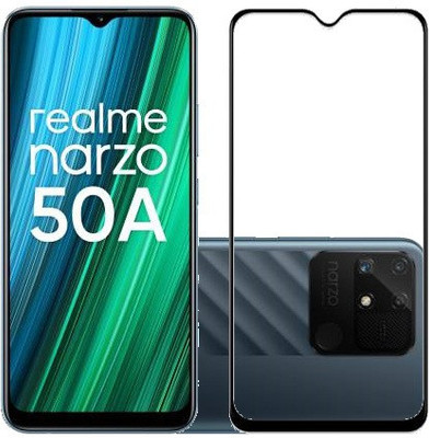 MaxR Edge To Edge Tempered Glass for Realme Narzo 50APack of 1124(Pack of 1)
