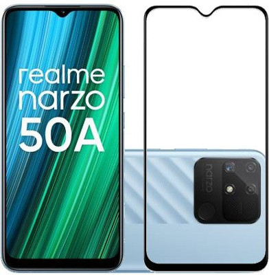 XRENGTH Edge To Edge Tempered Glass for Realme Narzo 50APack of 1126(Pack of 1)