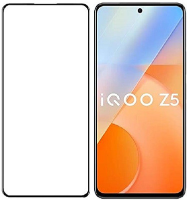 DSCASE Edge To Edge Tempered Glass for iQOO Z5 5G, Vivo iQOO Z5 5G, iQ00 Z5 5G, iQOO Z5, Vivo iQOO Z5, iQOOZ5 5G, iQ00 Z5(Pack of 1)