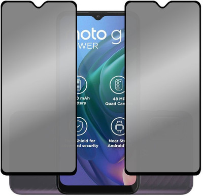 PhoneBukket Edge To Edge Tempered Glass for Motorola G10 Power(Pack of 2)