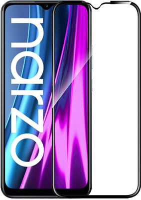 welldesign Edge To Edge Tempered Glass for Realme Narzo 50i(Pack of 1)