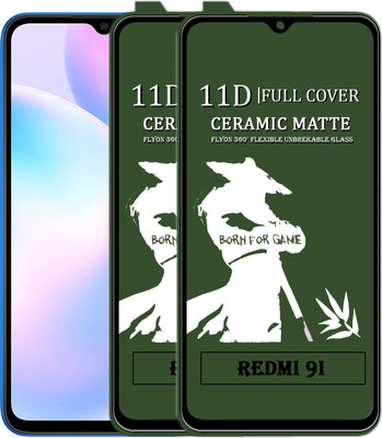 MaxR Edge To Edge Tempered Glass for REDMI 9I(Pack of 2)