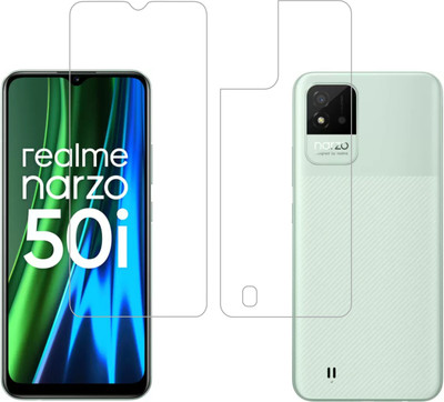 Ten To 11 Front and Back Screen Guard for Realme Narzo 50i(Pack of 2)