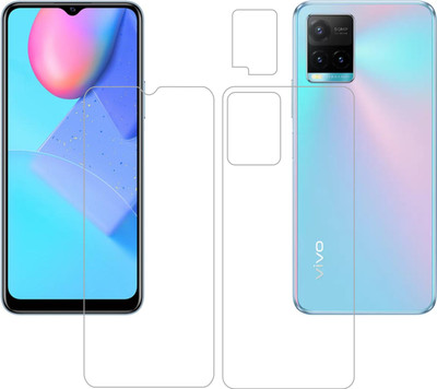 Vatsin Front and Back Tempered Glass for Vivo Y21e(Pack of 3)
