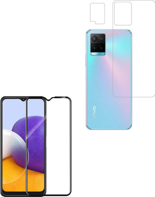 Vatsin Front and Back Tempered Glass for Vivo Y33T(Pack of 3)