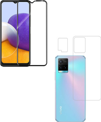 Ten To 11 Front and Back Tempered Glass for Vivo Y33T(Pack of 3)