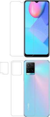 Ten To 11 Front and Back Tempered Glass for Vivo Y21(Pack of 3)