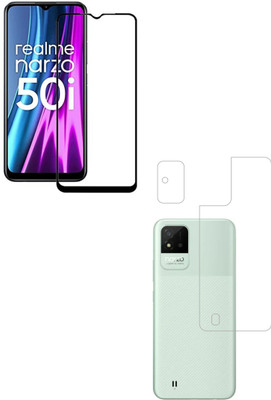 Ten To 11 Front and Back Tempered Glass for Realme Narzo 50i(Pack of 3)