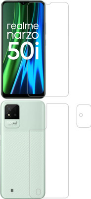 Ten To 11 Front and Back Tempered Glass for Realme Narzo 50i(Pack of 3)