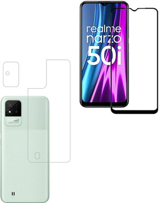 Ten To 11 Front and Back Tempered Glass for Realme Narzo 50i(Pack of 3)