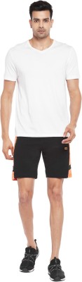 Ajile By Pantaloons Solid Men Black Basic Shorts