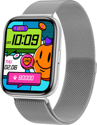 LOIS CARON SW-001 MAGNETIC SEFFER CHAIN Smartwatch(Silver Strap, FREE SIZE)